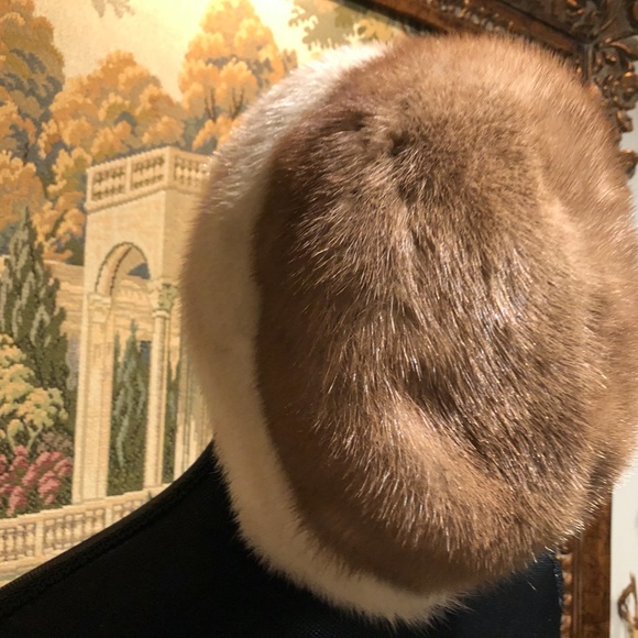 Miss Alice Furrier Montaldo\'s Mink Fur Hat Vintage main image 5